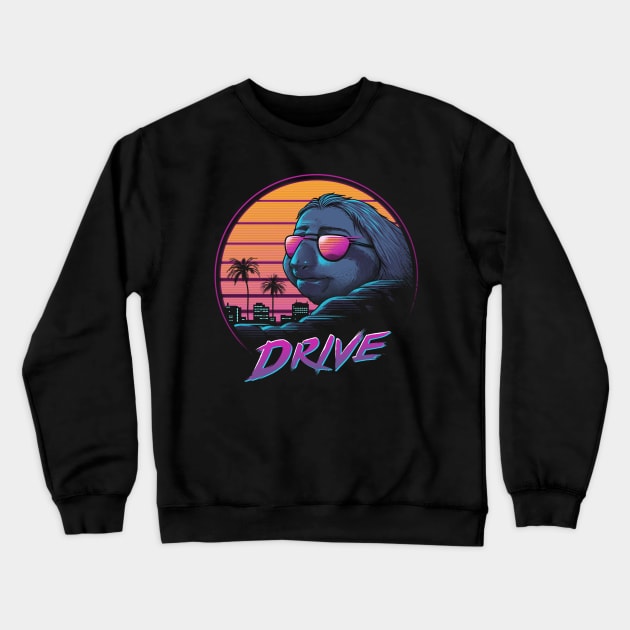 Slow Drive Crewneck Sweatshirt by Vincent Trinidad Art